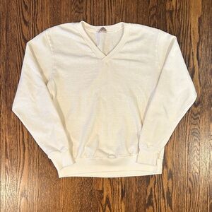 Vintage 80s V-Neck Sweatshirt